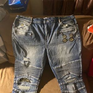 Embellish jeans size 44